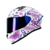 Casco Ich 503 Ed Valentia Blanco Morado