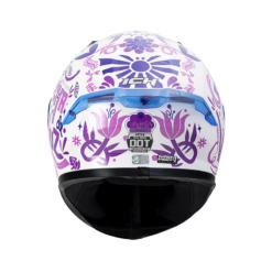Casco Ich 503 Ed Valentia Blanco Morado