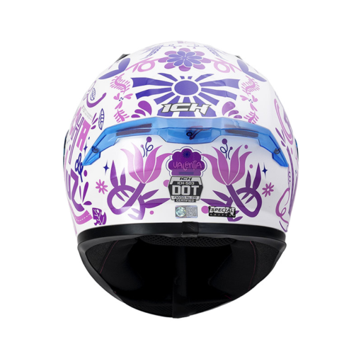 Casco Ich 503 Ed Valentia Blanco Morado