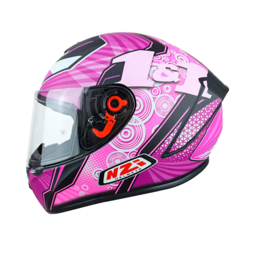 Casco Nzi Trendy One&One Negro Fucsia