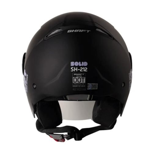 Casco Shaft 212 Solid Negro Mate Silver