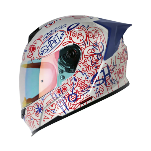 Casco Shaft 502 Sp Peeps Nardo Azul
