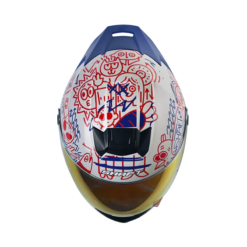 Casco Shaft 502 Sp Peeps Nardo Azul