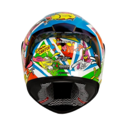 Casco Shaft 526Sp Evo Cow and Chiken Azul Full Color Visor Iridium Azul