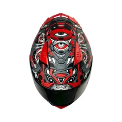Casco Shaft 590 Sr Ars Notoria Negro Rojo