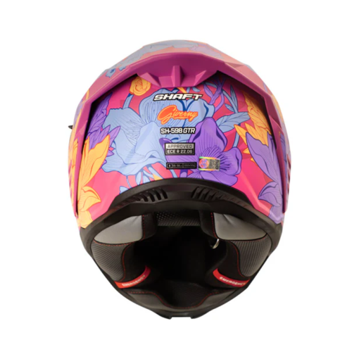 Casco Shaft 598 Gtr Gyverny Morado Naranja