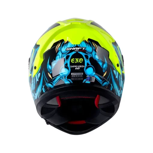 Casco Shaft 610Dv Evo Exo Azul Amarillo
