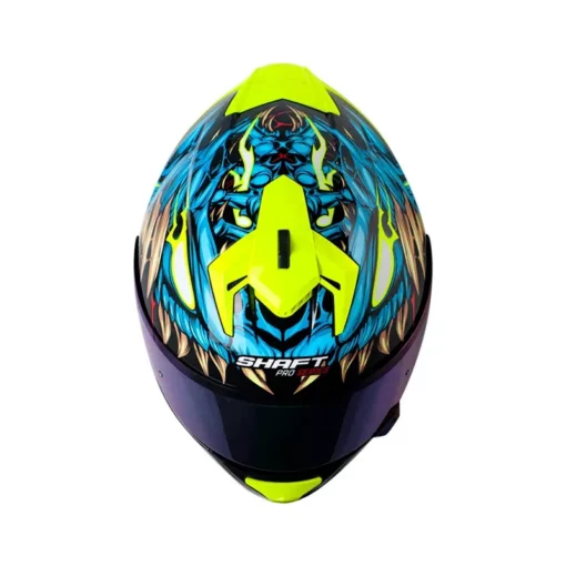 Casco Shaft 610Dv Evo Exo Azul Amarillo