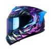 Casco Shaft 610Dv Evo Exo Morado Azul