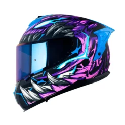 Casco Shaft 610Dv Evo Exo Morado Azul