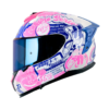 Casco Shaft 610Dv Evo Fast Food Blanco Fucsia