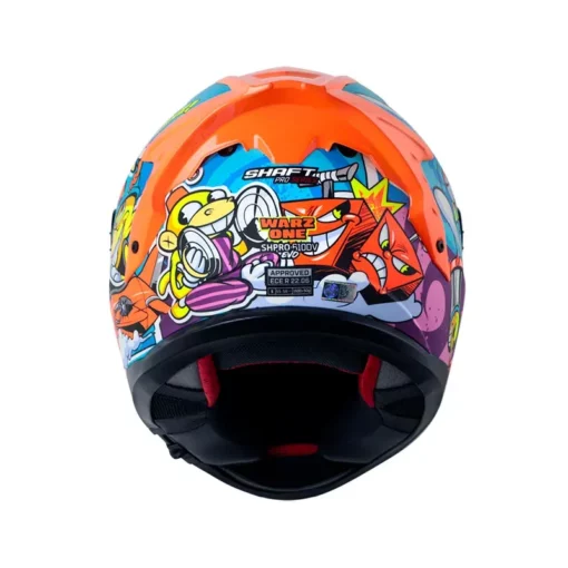 Casco Shaft 610Dv Evo Warz One Azul Naranja