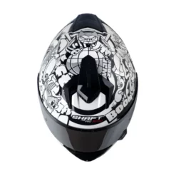 Casco Shaft 610Dv Evo Warz One Blanco Silver