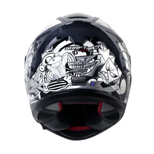 Casco Shaft 610Dv Evo Warz One Blanco Silver