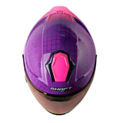 Casco Shaft Pro 240Dv Are We Alon Morado Fucsia