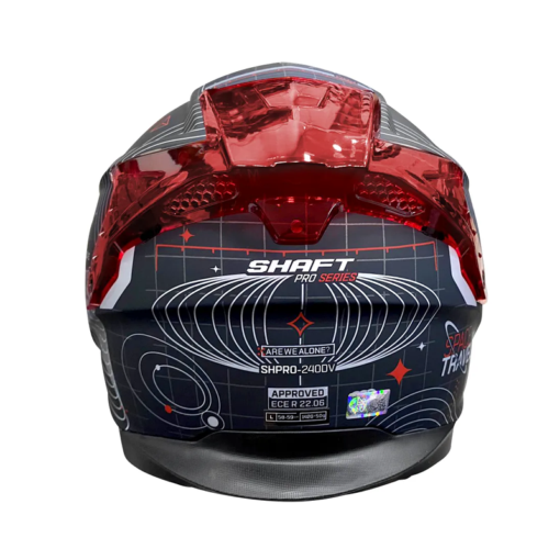 Casco Shaft Pro 240Dv Are We Alon Negro Rojo