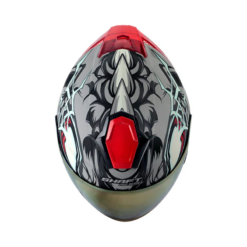 Casco Shaft Pro 240Dv Hallow Gris Rojo