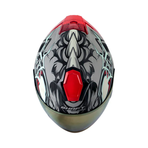 Casco Shaft Pro 240Dv Hallow Gris Rojo