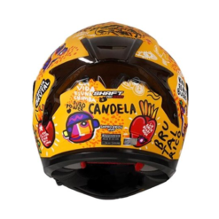 Casco Shaft Pro 610Dv Candela Amarillo Naranja