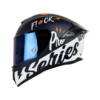 Casco Shaft Pro 620Evo Apex Pro Carb Azul Naranja Visor Azul
