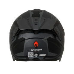 Casco Spartan Hawk Sv Titan Negro Mate Gris