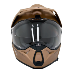 Casco Spartan Wolf Silver Café