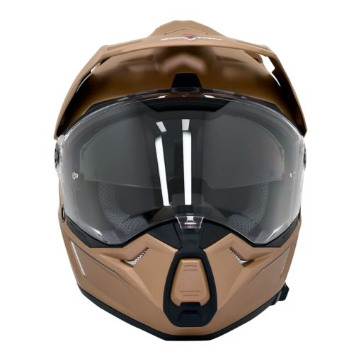 Casco Spartan Wolf Silver Café