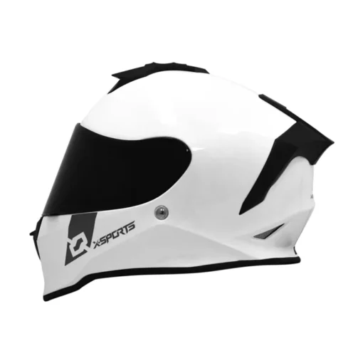 Casco X-Sports V151 Solid Blanco Brillo