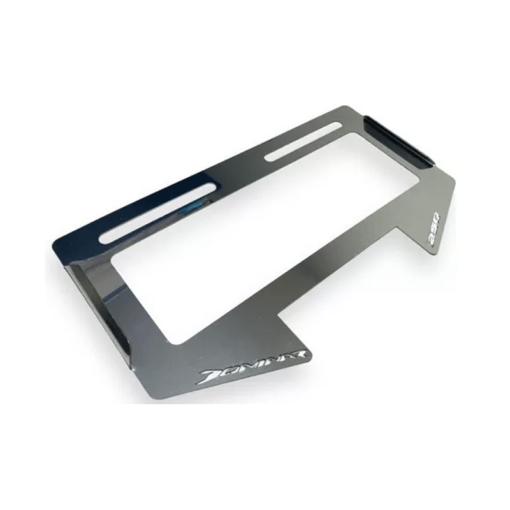Porta Placa Lamina Plata Dominar 250