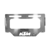 Porta Placa Lamina Plata Ktm