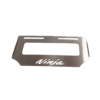 Porta Placa Lamina Plata Ninja