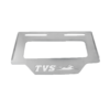 Porta Placa Lamina Plata Tvs