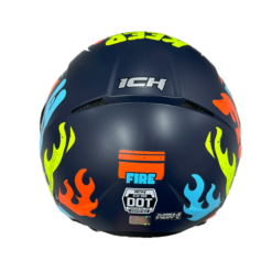 Casco Ich 102 Ed Fire Azul Navy