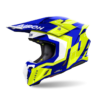 Casco Airoh Twist 3 Azul Amarillo
