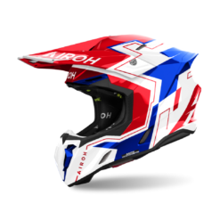 Casco Airoh Twist 3 Dizzy Azul Rojo