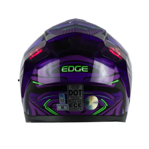 Casco Edge Boston Steelix Morado