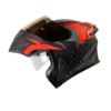 Casco Hro 3400Dv Evo Breaks Negro Rojo Visor Iridium Rojo