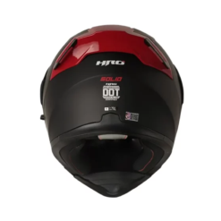 Casco Hro 3400Dv Evo Negro Rojo Visor Iridium Rojo