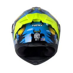 Casco Hro 3480dv Evo Agrext Azul Gris Visor Iridium Azul