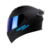 Casco Hro 514Dv Evo Solid Negro Azul Visor Iridium Azul