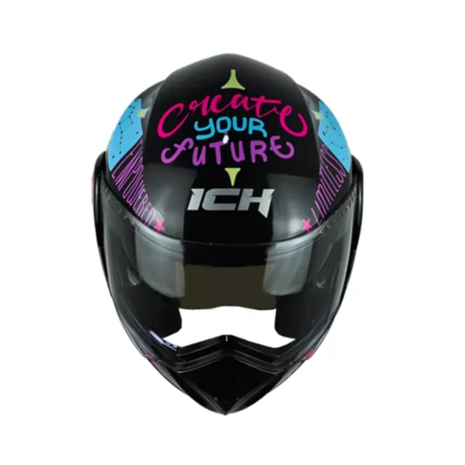 Casco Ich 3110 Kids Feel Negro Azul