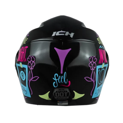 Casco Ich 3110 Kids Feel Negro Azul