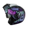 Casco Ich 3110 Kids Feel Negro Lila