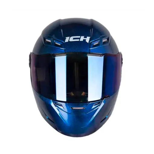 Casco Ich 501sp Solid Camaleón Azul Visor Azul