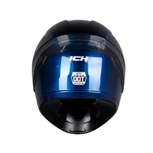 Casco Ich 501sp Solid Camaleón Azul Visor Azul