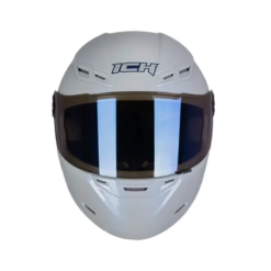 Casco Ich 501sp Solid Camaleón Gris Visor Azul