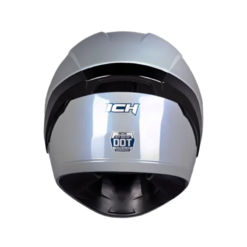 Casco Ich 501sp Solid Camaleón Gris Visor Azul