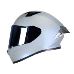 Casco Ich 503 Solid Camaleon Gris Visor Azul