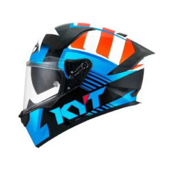 Casco Kyt R2R Max Straight Azul Rojo Negro