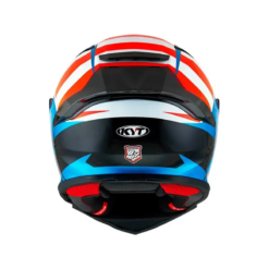 Casco Kyt R2R Max Straight Azul Rojo Negro